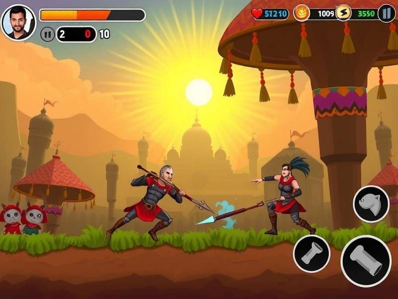 Tornado Dash Warriors gameplay screenshot